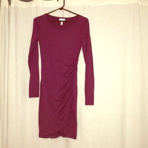Women's Leith Ruched Long Sleeve Dress, Size Small
